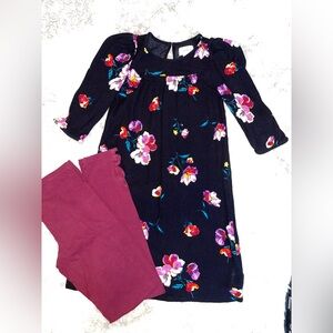 NWT Old Navy gauze dress & leggings Sz 10-12 L